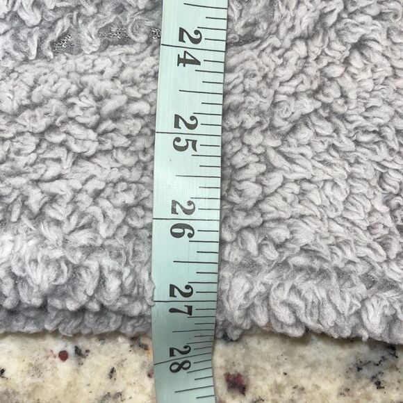 Cuddl Duds Womens Sherpa Open‎ Front Long Sleeve Cardigan Sweater Gray Small - Picture 8 of 8